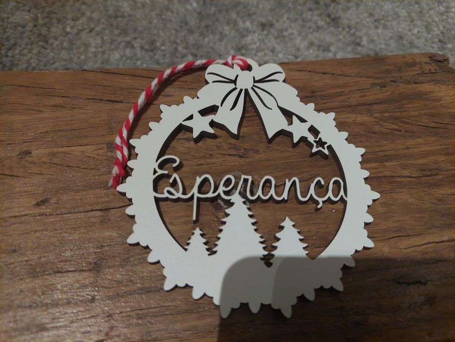 Bola de natal ESPERANÇA