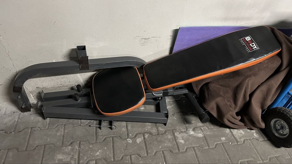 151.kg lawka regulowana stojaki gryf prosty hantle silownia