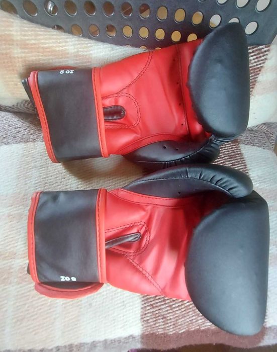 Дитячі боксерські рукавички Venum Contender Black / Red