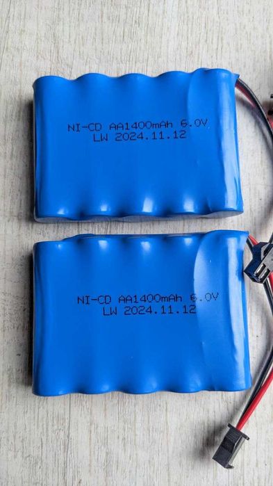 NI-CD аккумулятори 6 V  AA 1400 mAh