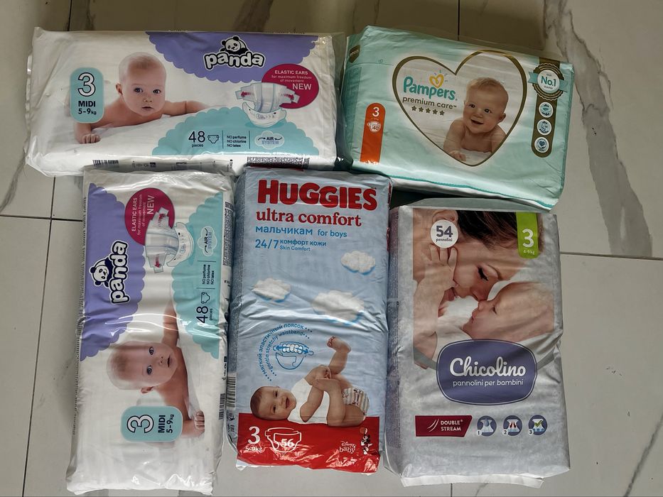 Памперсы 3 размер