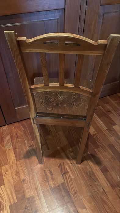 Cadeira antiga do guerreiro