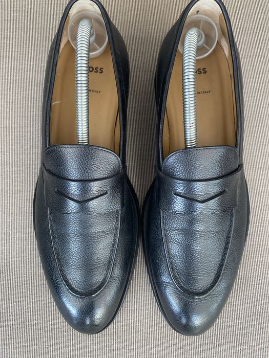 Mokasyny meskie czarne BOSS 7/41