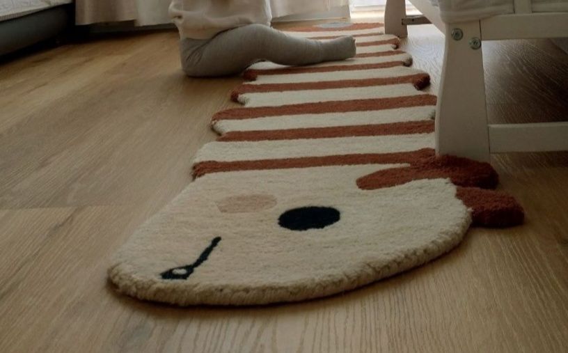 Dywan gąsienica Boho