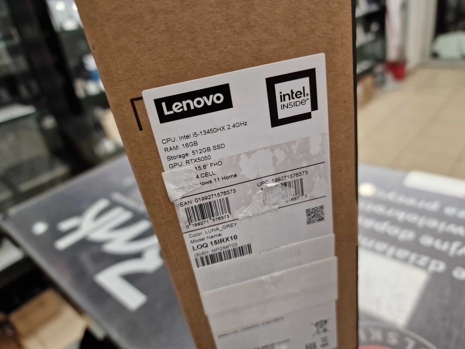 LENOVO LOQ 15IRX10/ i5-13450HX/ 16GB DDR5/ 512GB/ RTX 5050 6GB/ W11