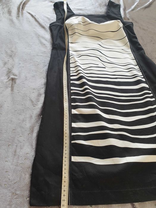 Sukienka 90% bawełna, zebra, rozmiar S/M