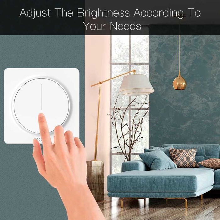 Smart Dimmer Switch Wi-Fi, Smart Life Tuya