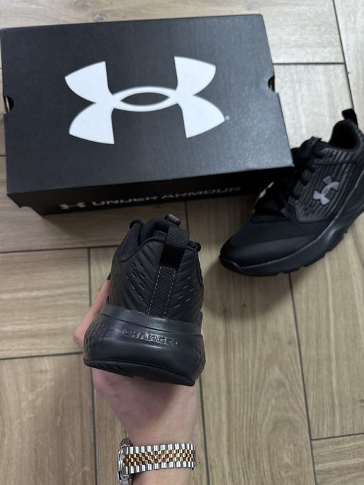 Under Armour Nowe Sportowe Buty Męskie Czarne Materialowe 43