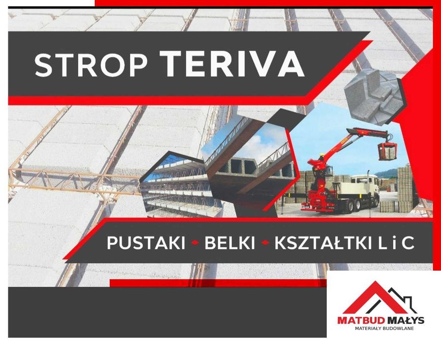 STROP TERIVA 4.0/1 Betonowy - Pustak, Belki, Kształtki - Stalowa Wola