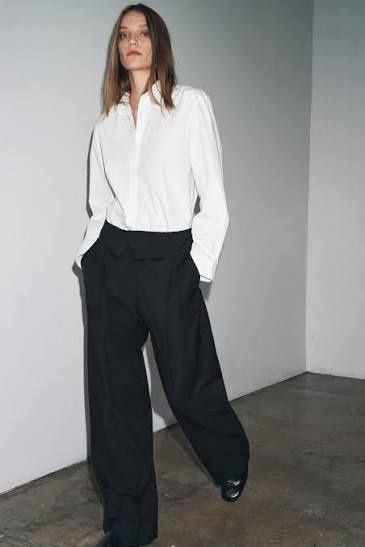 Брюки штани zara шестяные