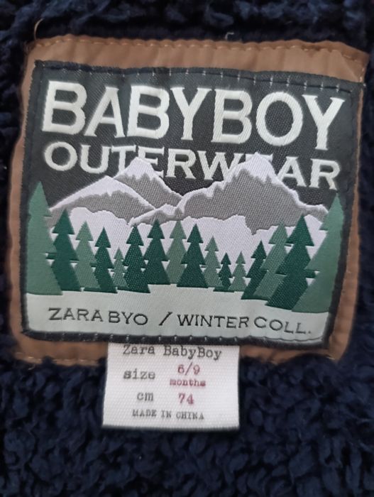 Kurtka zimowa Zara r.74