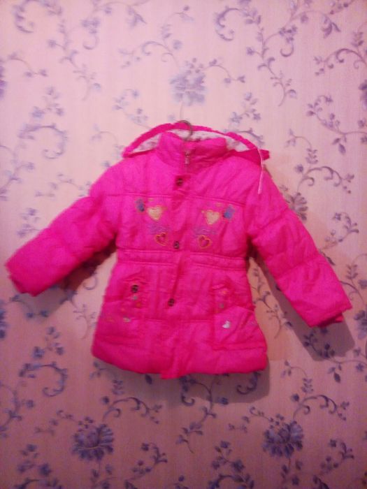 куртка  пуховик для девочки