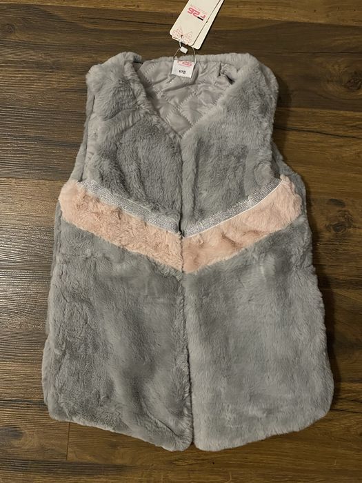 Zestaw bluzka, legginsy i kamizelka 116/122