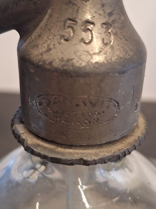 Syfon przedwojenny sygnowany.