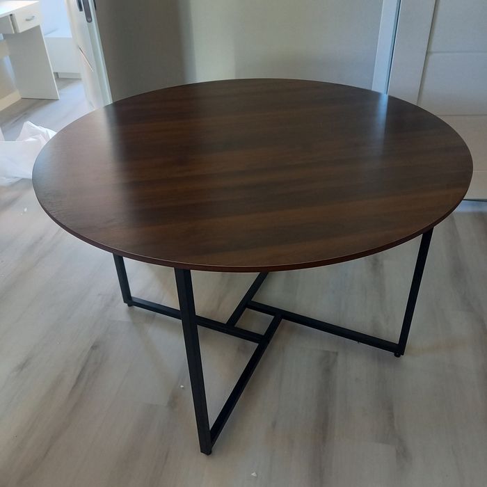 Stolik okrógły loft nowy