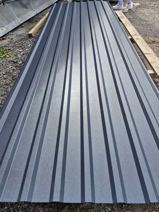 Blacha trapezowa na dach, garaż T18 Ral 7016 grafit mat DOBRA CENA