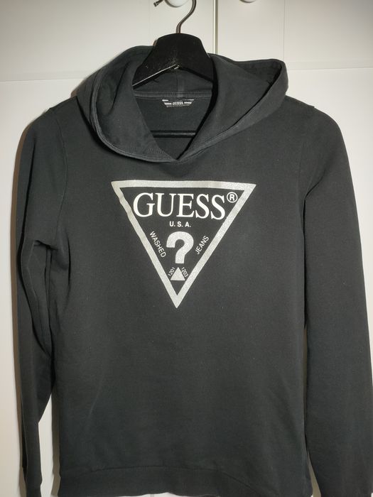 Bluza GUESS Activewear black S logo