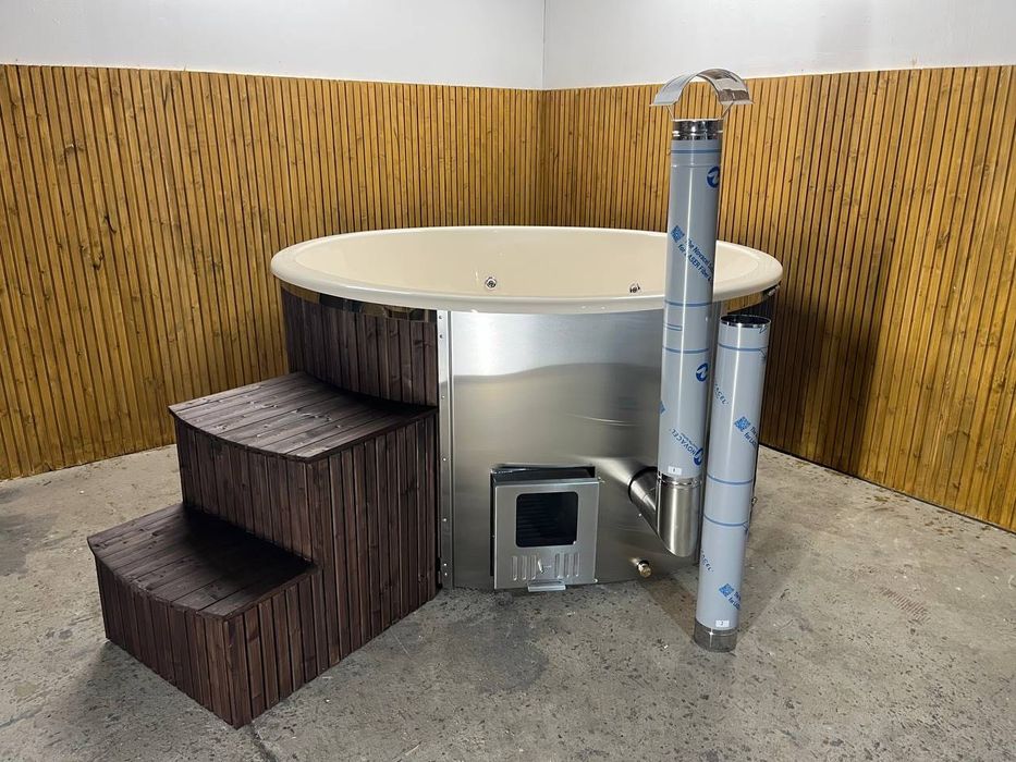 Balia ogrodowa Premium | gorąca beczka ruska bania hot tube jacuzzi