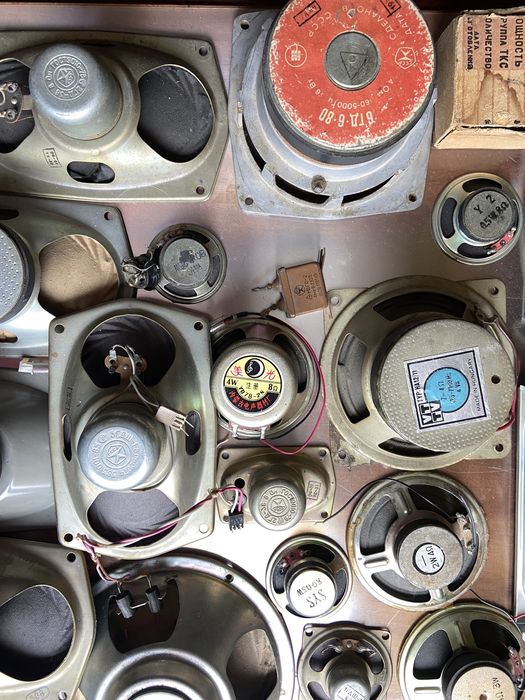 Динамические головки для аккустики громкоговоритель. Динамики СССР: 500 ...