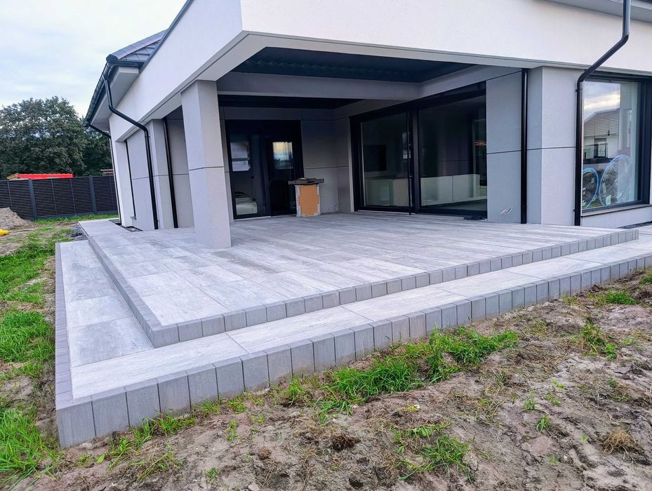 Usługi brukarskie – kompleksowa realizacja. Taras-Podjazd-Ścieżki itp.