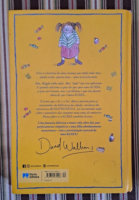 Livro KOIZA, de David Walliams