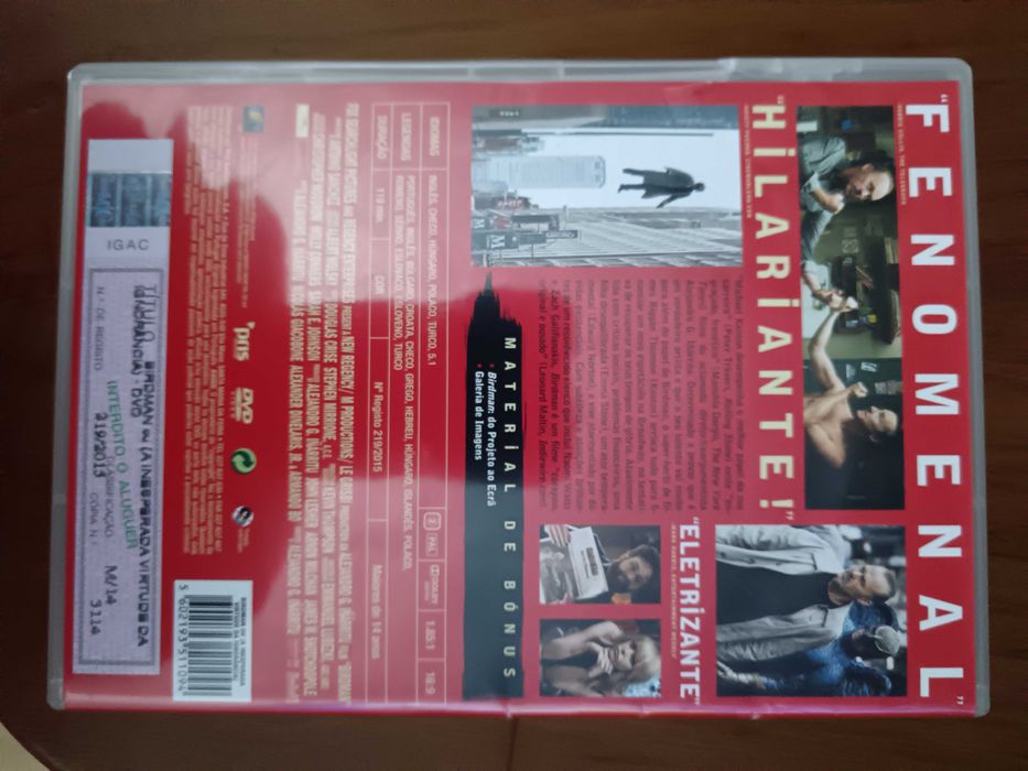 filme dvd original - birdman