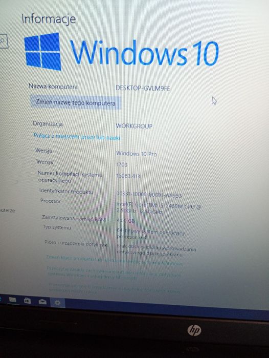 Laptop HP Pavilion G7   17" sprawny