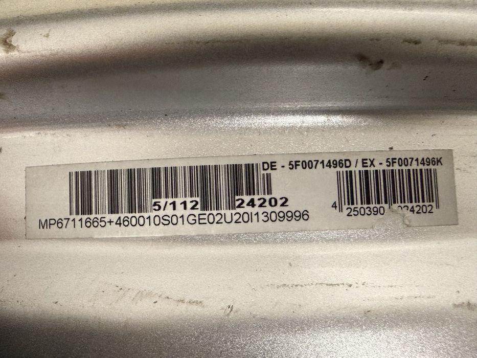 Oryg. alufelgi SEAT 16” 5x112/ ET46/ 6,5Jx16H2 z czujnikami TPMS