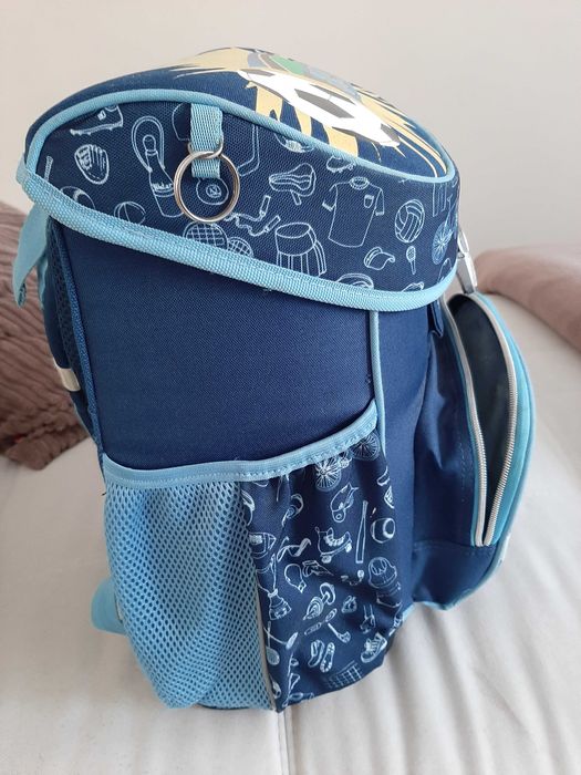 Tornister Hama Goal Schoolbag Soccer  piłka nożna-niebieski