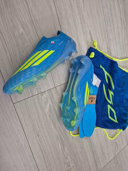Profesjonalne korki adidas F50 Elite LL FG Ice Cold Precision JR6461 rozmiar 43 1/3