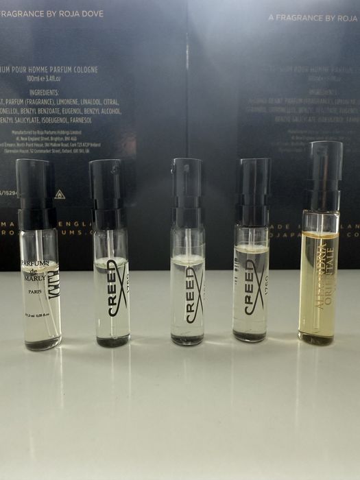 Xerjoff, creed, Parfums de Marly próbki