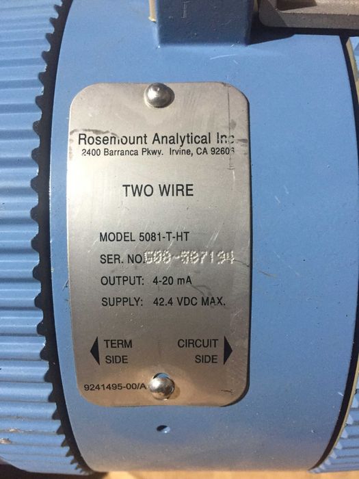 Rosemount 5081 вибухозахищений перетворювач з дистанційним керуванням