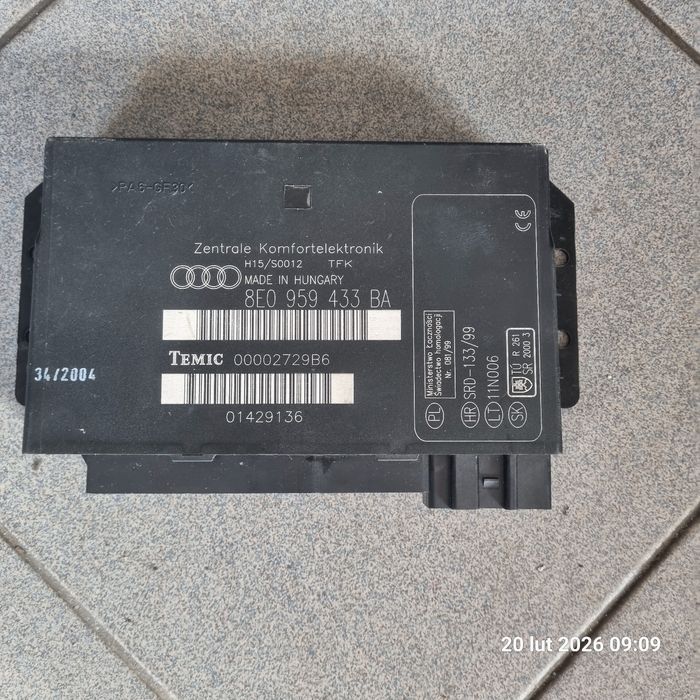 Moduł komfortu Audi A4 B6 B7