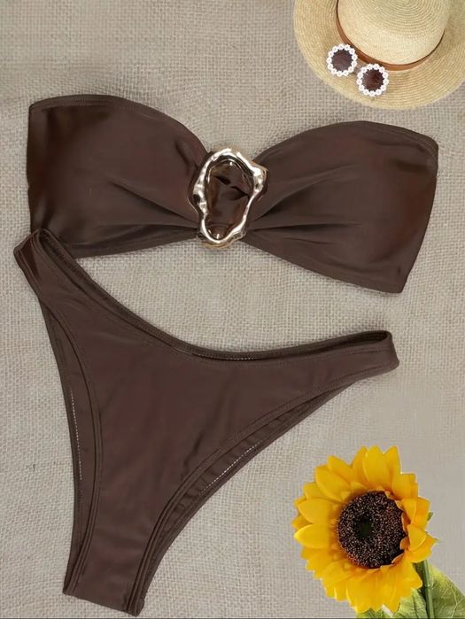 Жіночий трендовий роздільний купальник, розмір М