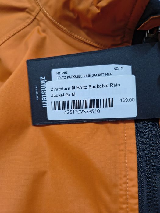 Kurtka trekkingowa górska nowa zimtstern boltz rain M membrana