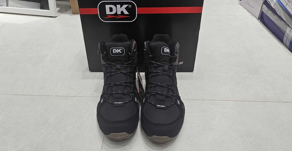 Czarne Buty Męskie Śniegowce 41-46 DK Soft Shell