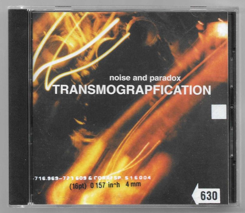Noise And Paradox – Transmograpfication [CD] [UK]