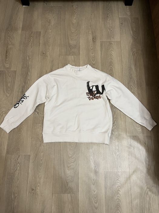 Белый свитшот zara