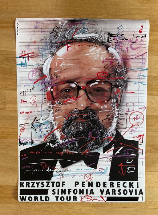 Plakat Waldemar Świerzy: Penderecki