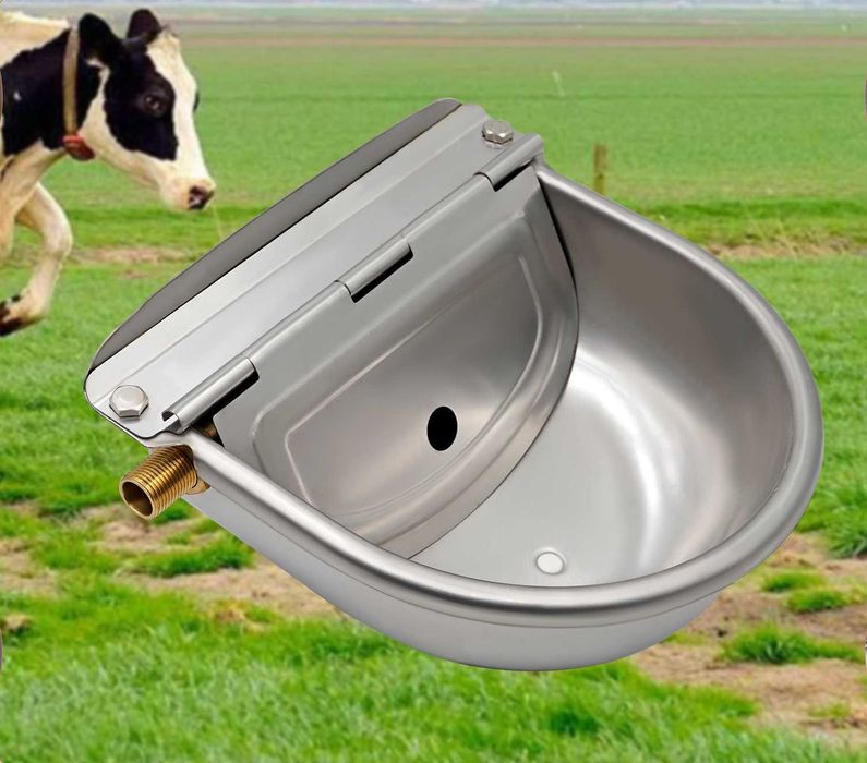 Poidło INOX z zaworem pływakowym, ze stali nierdzewnej, 2,5 litra