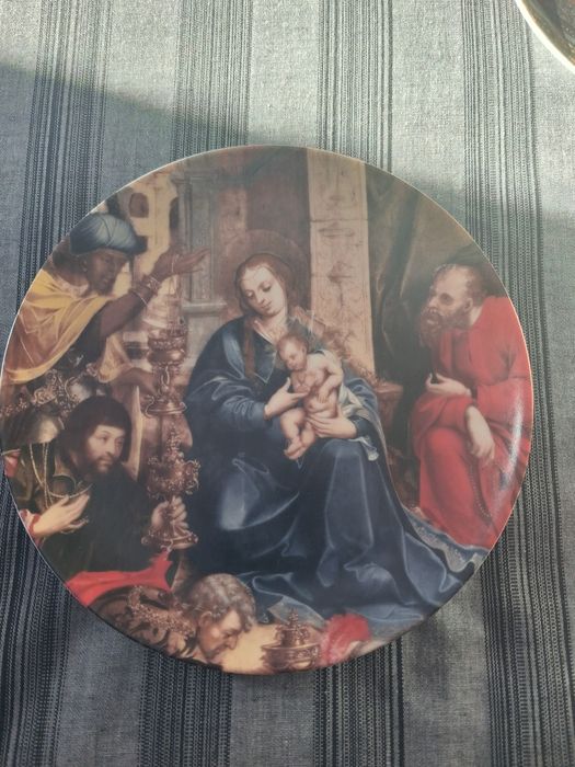 Pratos de Natal Vista Alegre colecção,anos 80