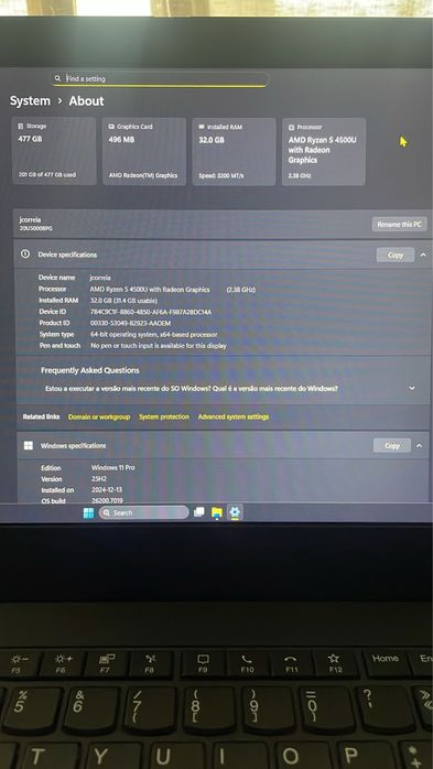Lenovo ThinkPad L14 em bom estado