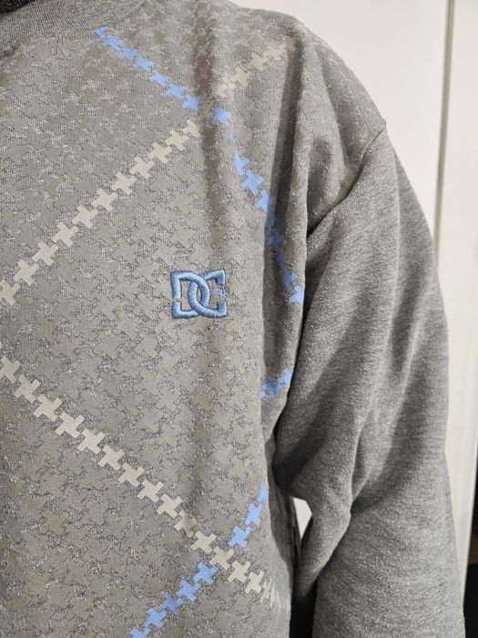 Bluza męska  DC szara rozmiar L skate oversize