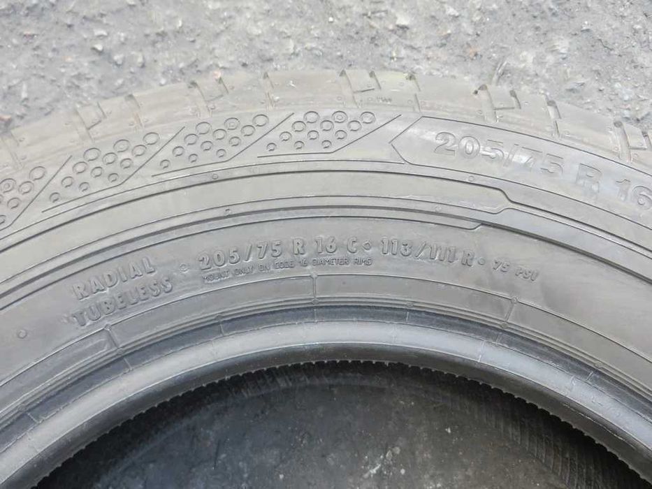 205/75 R16c 113/111R Continental VanContact200 літо 4штуки шини б/у