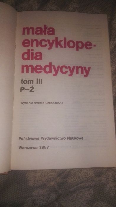 Mała encyklopedia medycyny I, II, III