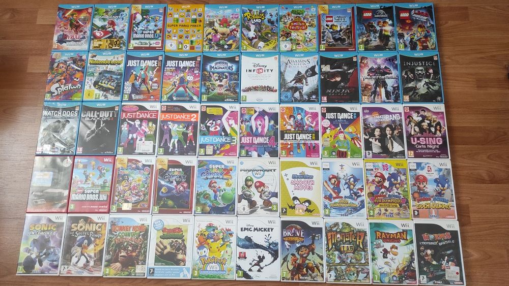 Jogos Wii-U e Wii e GameCube