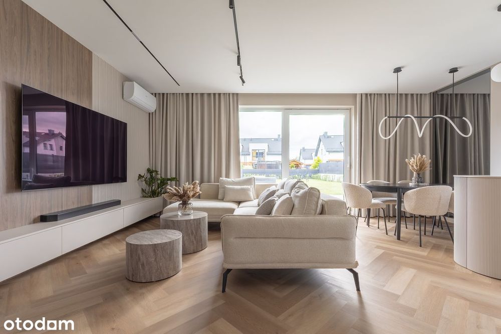 Nowoczesny bliźniak w pięknej okolicy w pobliżu jeziora