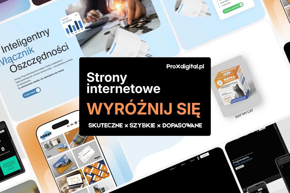 Profesjonalne strony internetowe + przygotowanie treści.