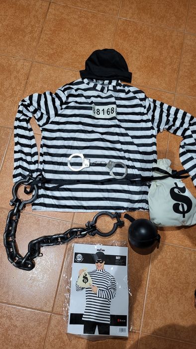 Fato carnaval ladrão