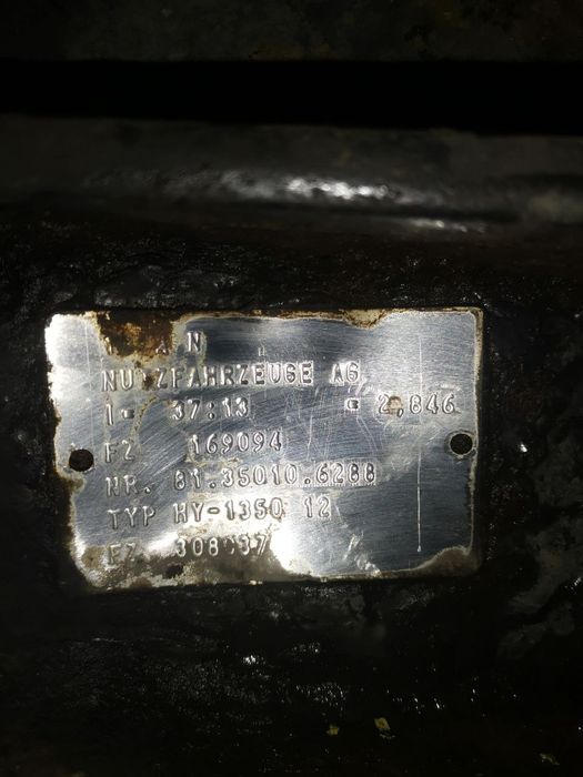 Редуктор MAN 37/13 HY-1350 (81350106288)